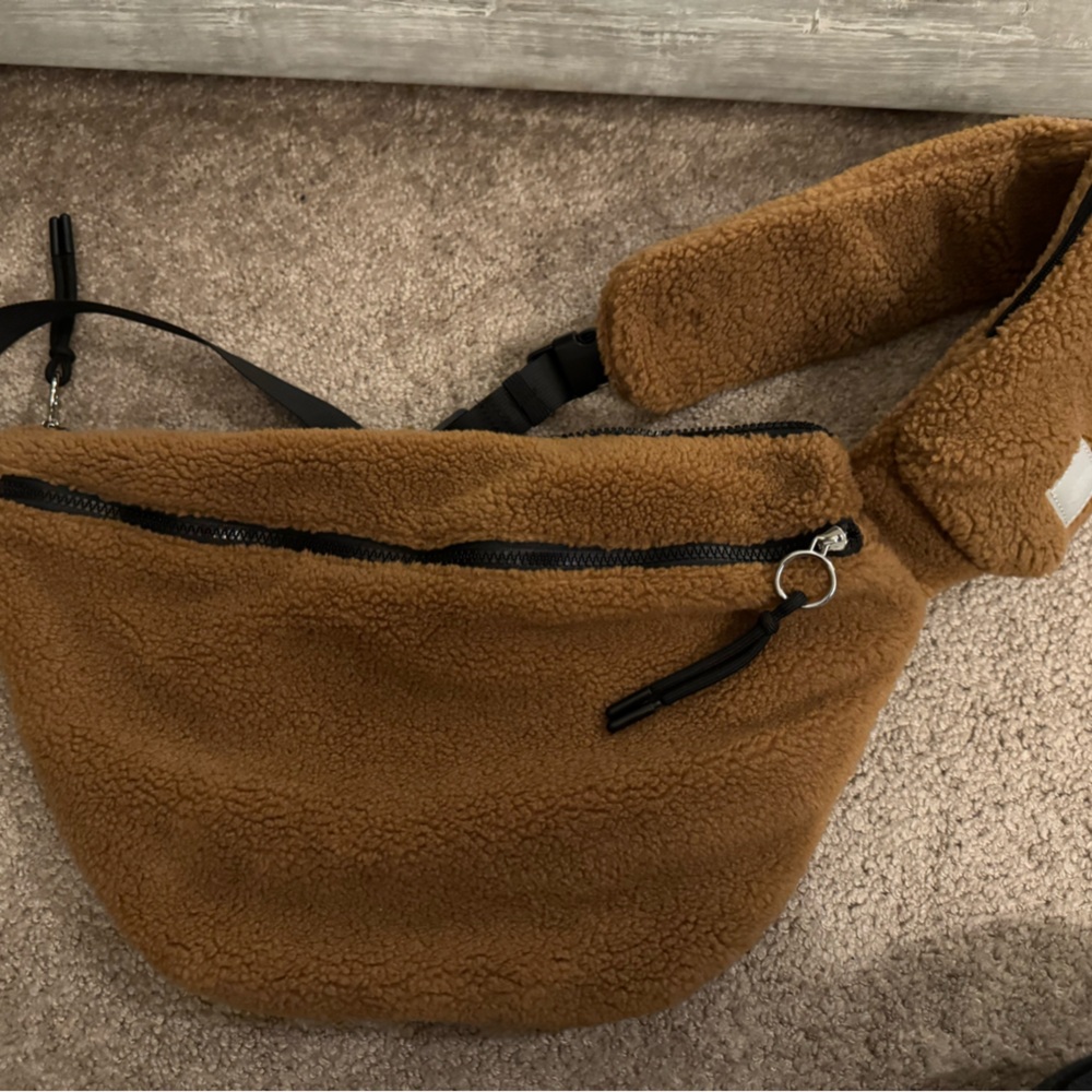 Free People Overachiever Sherpa Sling Bag